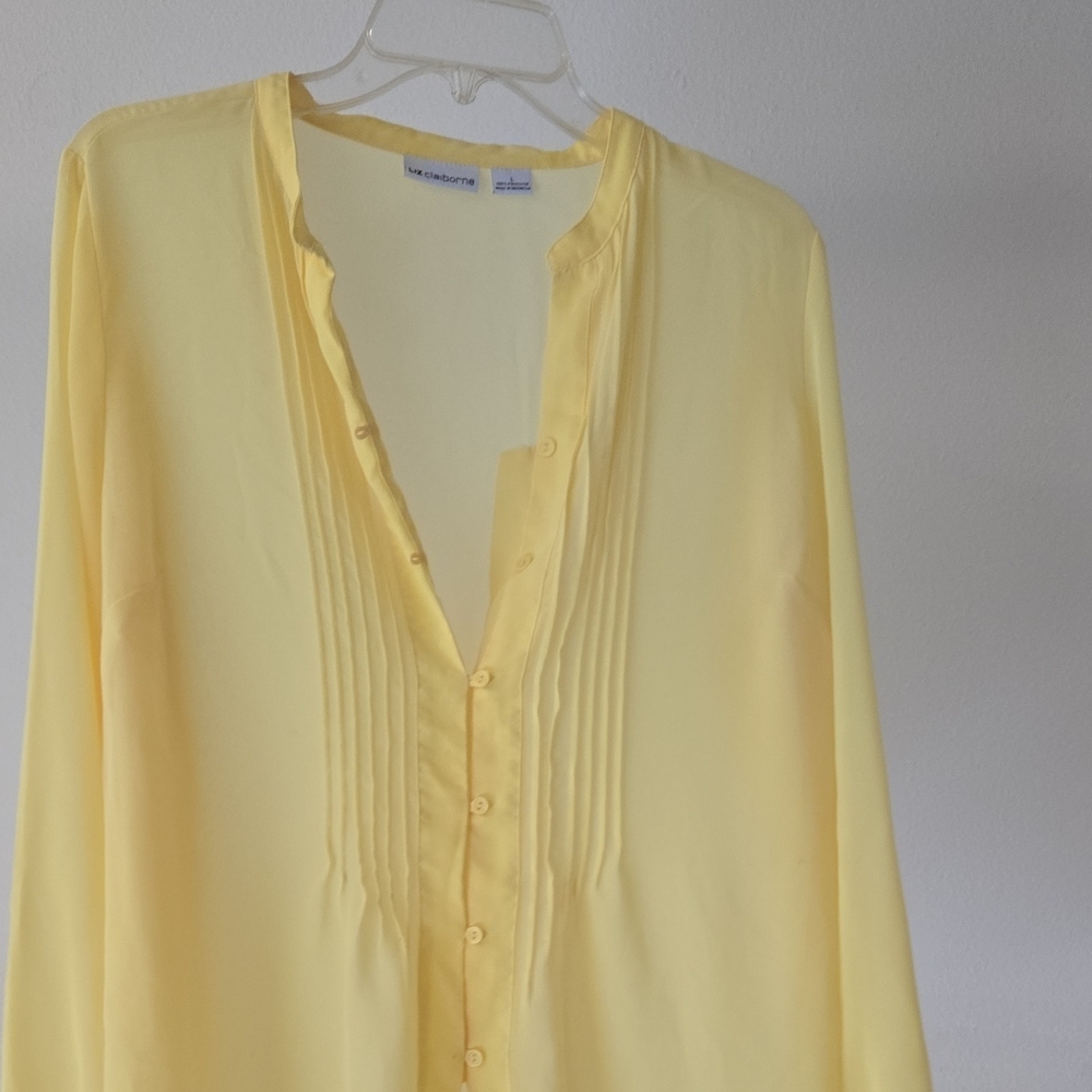 Yellow Women's Sheer Top SKU057